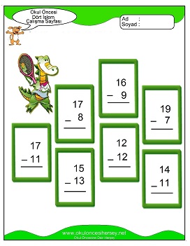 İşlemler yaprak test